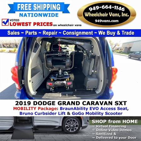 2019 Dodge Grand Caravan SXT Wheelchair Van Mobility Package Conver for sale in Laguna Hills, CA – photo 4