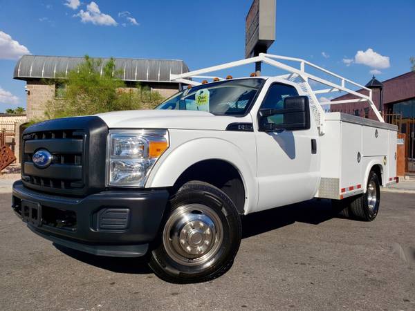 2012 FORD F-350 UTILITY SERVICE BED TRUCK "32k MILES" DUAL REAR WHEELS for sale in Modesto, CA – photo 6