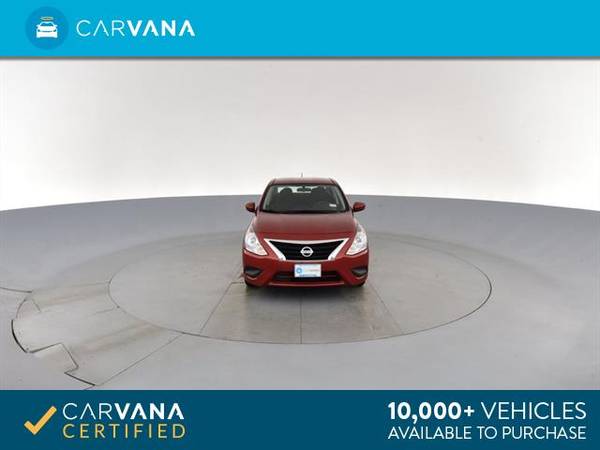 2018 Nissan Versa SV Sedan 4D sedan Red - FINANCE ONLINE for sale in Atlanta, WI – photo 19