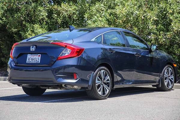 2018 Honda Civic EX-T sedan Cosmic Blue Metallic for sale in Livermore, CA – photo 6