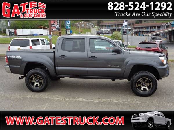 2014 Toyota Tacoma Double Cab 4WD V6 SR5 TRD-Off Road Gray - cars for sale in Franklin, NC