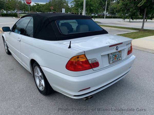 2002 BMW 325Ci Convertible Low Miles Clean Carfax Fully Loaded! -... for sale in Pompano Beach, FL – photo 17