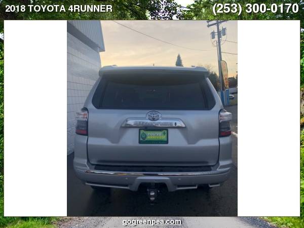 2018 TOYOTA 4RUNNER LIMITED for sale in Spanaway, WA – photo 3