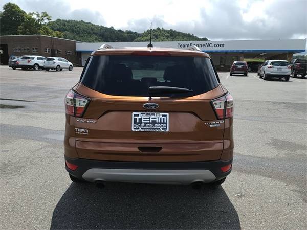 2017 Ford Escape Titanium suv Orange - cars & trucks - by dealer -... for sale in Boone, NC – photo 6