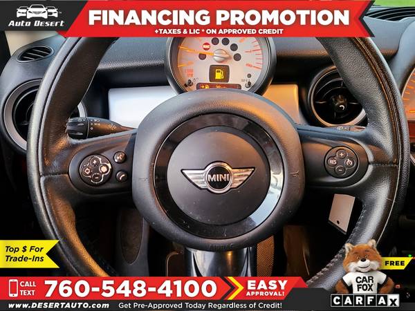 2012 Mini *Cooper* *Hardtop* Only $127/mo! Easy Financing! - cars &... for sale in Palm Desert , CA – photo 11