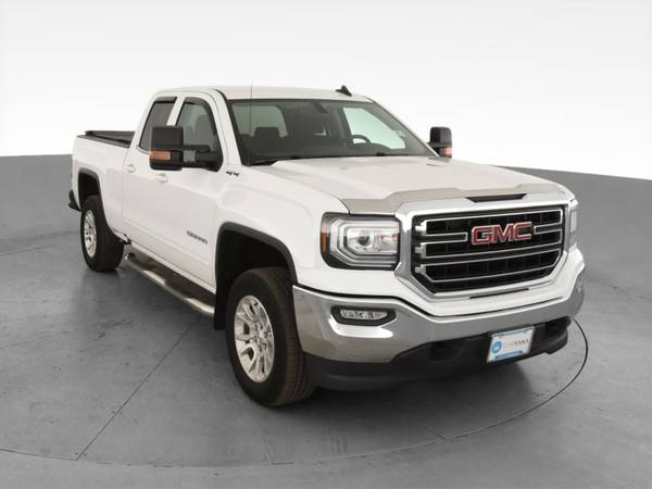2018 GMC Sierra 1500 Double Cab SLE Pickup 4D 6 1/2 ft pickup White... for sale in Cleveland, OH – photo 16