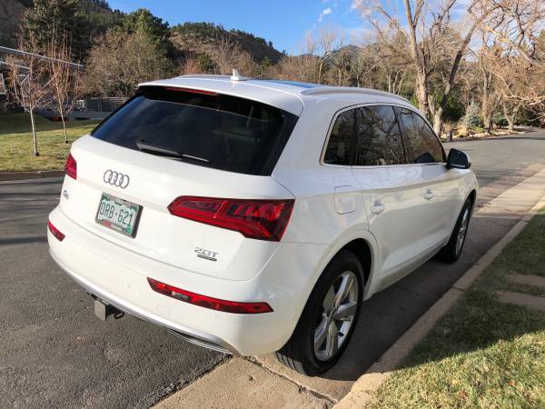 2018 Audi Q5 2.0T Prem Plus Pkg WHITE 9k miles - cars & trucks - by... for sale in Boulder, CO – photo 5