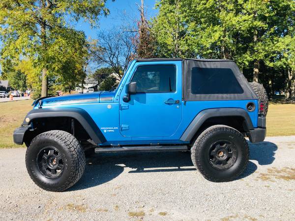 2010 *Jeep* *Wrangler* *4WD 2dr Sport* BLUE for sale in Cicero, IN – photo 3
