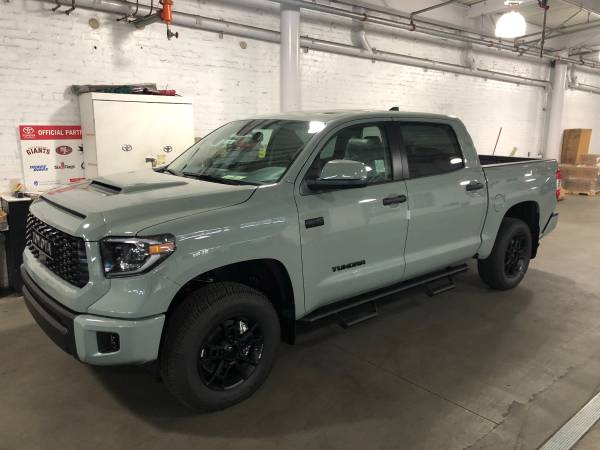 New 2021 Trd Pro Tundra 4wd Crewmax 4x4 5.7L V8 *Lunar Rock* - cars... for sale in Burlingame, CA – photo 2