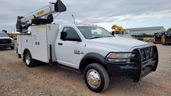 2013 Dodge Ram 5500 4wd 8000lb Crane 11ft Mechanics Service Bed PTO for sale in Oklahoma City, OK – photo 4
