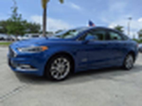 2017 Ford Fusion Energi Lightning Blue Metallic SEE IT TODAY! - cars... for sale in Naples, FL – photo 7