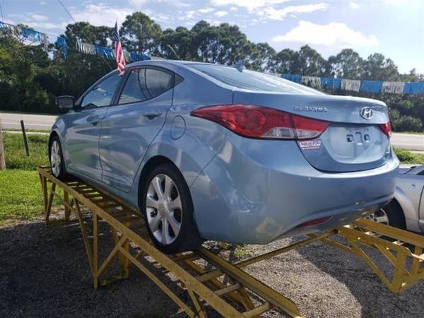 2012 HYUNDAI ELANTRA GLS SEDAN**LEATHER**COLD AC**LOW MILES ONLY... for sale in FT.PIERCE, FL – photo 4