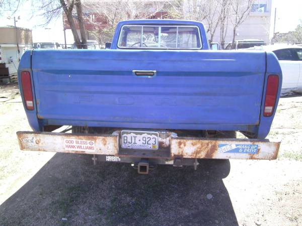1973 F 100 ford STYLESIDE 4X4 MANUEL 360 V8 - - by for sale in Longmont, CO – photo 3