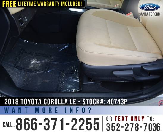 ‘18 Toyota Corolla LE *** Touchscreen, Cruise Control, Bluetooth ***... for sale in Alachua, FL – photo 14