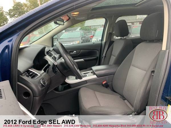 2012 FORD EDGE SEL AWD! LOADED! REMOTE START! PANO-SUNROOFS! FINANCING for sale in Syracuse, NY – photo 11