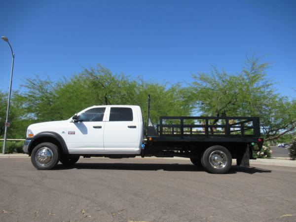 2011 DODGE RAM 5500 CREW CAB 4X4 6 7 CUMMINS FLATBED! - cars & for sale in Phoenix, AZ – photo 4