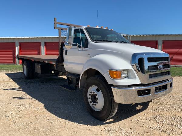 2015 Ford F650 20ft Flatbed Dump Truck - 146k Miles for sale in Hutto, TX – photo 4