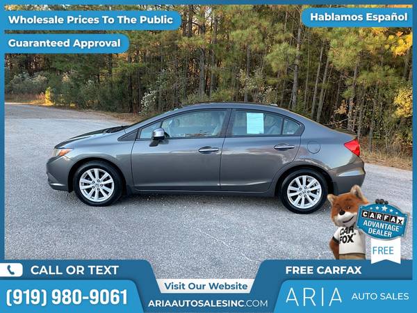 2012 Honda Civic EX-L - - by dealer - vehicle for sale in Raleigh, NC – photo 9