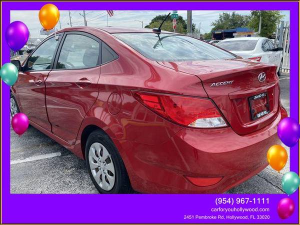 2016 Hyundai Accent SE Sedan 4D - - by dealer for sale in Hollywood, FL – photo 4