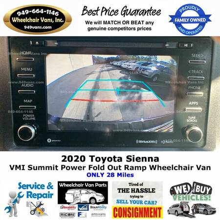 2020 Toyota Sienna LE Wheelchair Van VMI Summit - Power Fold Out Ra... for sale in LAGUNA HILLS, UT – photo 12