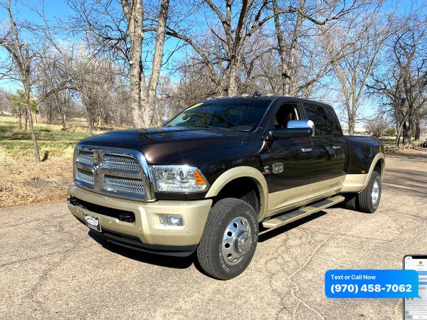 2017 RAM 3500 Laramie Longhorn 4x4 Mega Cab 64 Box - CALL/TEXT for sale in Sterling, CO – photo 3