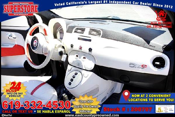 2013 FIAT 500E BATTERY ELECTRIC HATCHBACK-EZ FINANCING-LOW DOWN! -... for sale in El Cajon, CA – photo 11