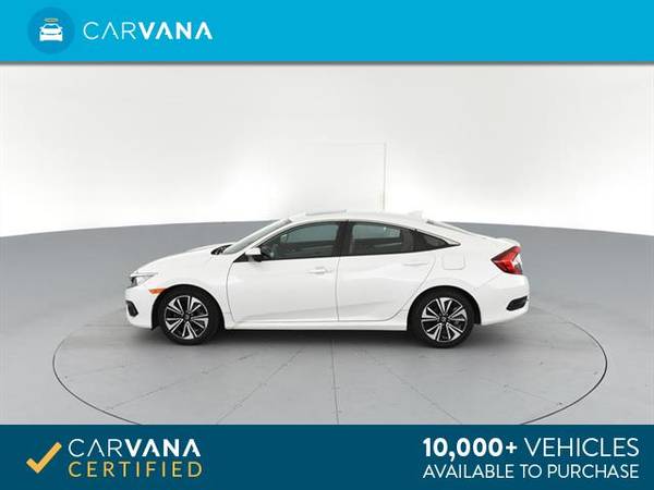 2017 Honda Civic EX-L w/Navigation Sedan 4D sedan White - FINANCE for sale in Indianapolis, IN – photo 7