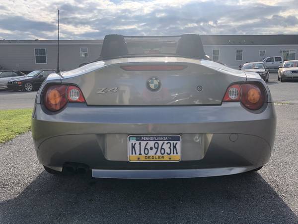 2003 BMW Z4 Automatic Grey over Red Leather Excellent Condition for sale in Palmyra, PA – photo 8