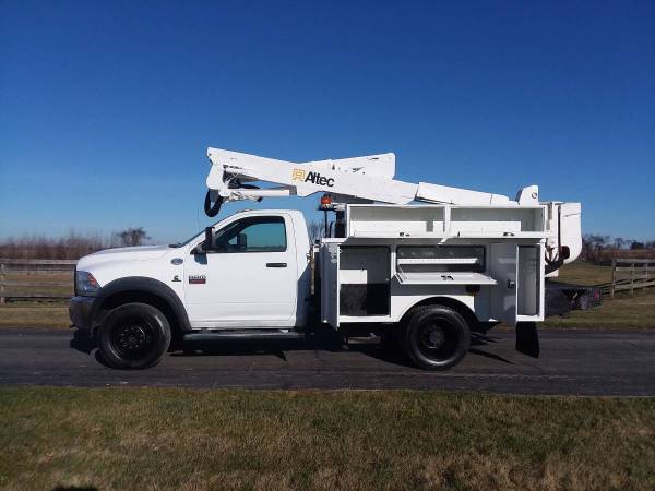 45' 2012 Dodge Ram 5500 Diesel Bucket Boom Lift Truck ALTEC AT37G -... for sale in Gilberts, ME – photo 4