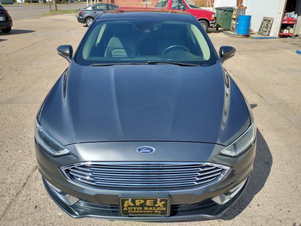 2017 Ford Fusion SE, leather, nav, 80K miles - cars & trucks - by... for sale in Coldwater, KS – photo 6