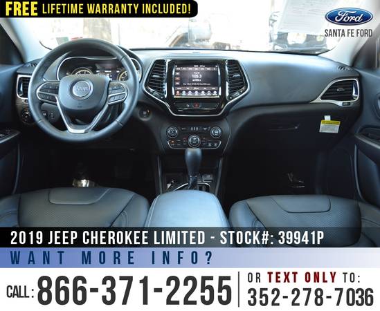 *** 2019 Jeep Cherokee Limited *** Touchscreen - Bluetooth - Homelink for sale in Alachua, FL – photo 15