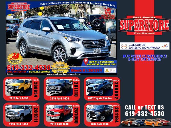 2018 HYUNDAI SANTA FE SE SUV-EZ FINANCING-LOW DOWN! - cars & trucks... for sale in El Cajon, CA – photo 24