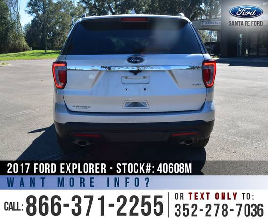 17 Ford Explorer 3rd Row, Bluetooth, Backup Camera, SiriusXM for sale in Alachua, FL – photo 6