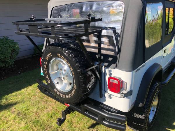 1993 Jeep wrangler 4X4 five-speed convertible top low miles for sale in Portland, OR – photo 5