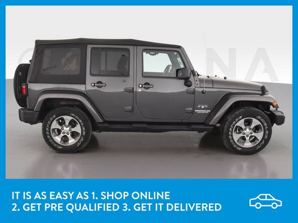 2017 Jeep Wrangler Unlimited Sahara Sport Utility 4D suv Gray for sale in Victoria, TX – photo 10