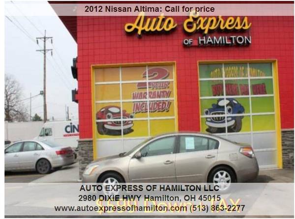 2012 Nissan Altima 599 Down TAX BUY HERE PAY HERE for sale in Hamilton, OH