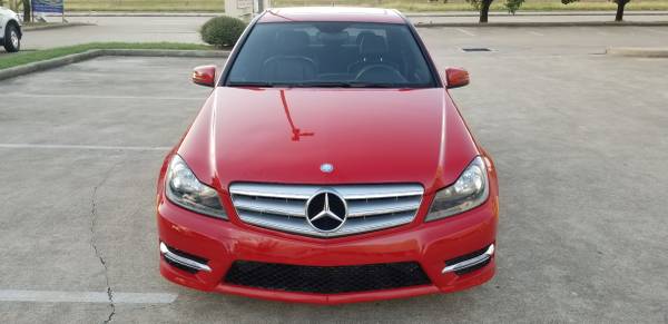 2013 MERCEDES-BENZ C250 RED for sale in Houston, TX – photo 9