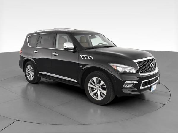 2016 INFINITI QX80 Sport Utility 4D suv Black - FINANCE ONLINE -... for sale in Washington, District Of Columbia – photo 15