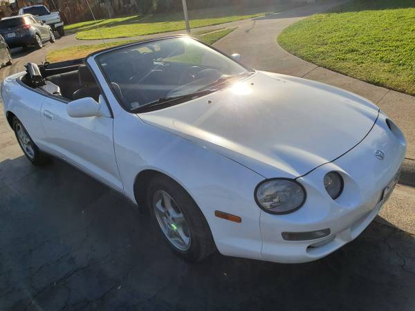 1997 TOYOYA CELICA GT MANUAL CONVERTABLE WHITE VERY CLEAN - cars &... for sale in Sacramento , CA – photo 8