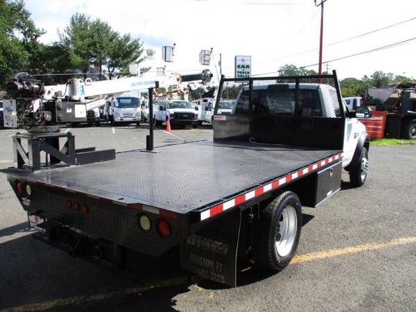 2011 RAM 5500 12 FLAT BED** CRANE TRUCK ** DIESEL 4X4 - cars &... for sale in south amboy, IN – photo 4