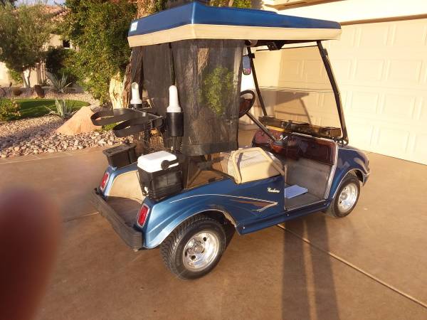 Golf Cart,,Club Car Custom ,,reduced 2 Seat 48 volt - cars & trucks... for sale in Palm Desert , CA – photo 2