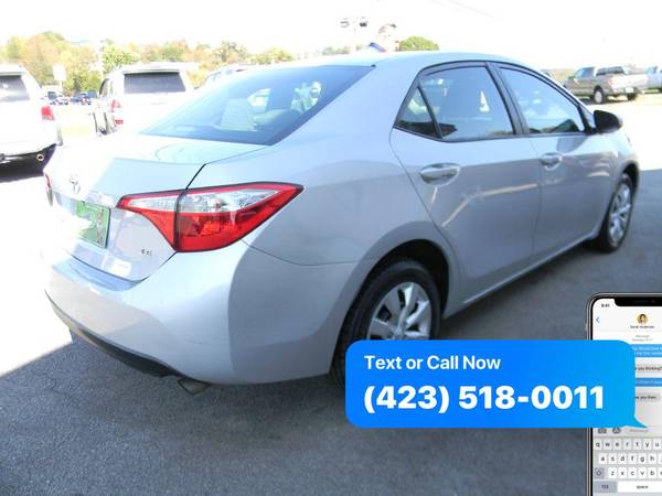 2015 TOYOTA COROLLA LE - EZ FINANCING AVAILABLE! - cars & trucks -... for sale in Piney Flats, TN – photo 5