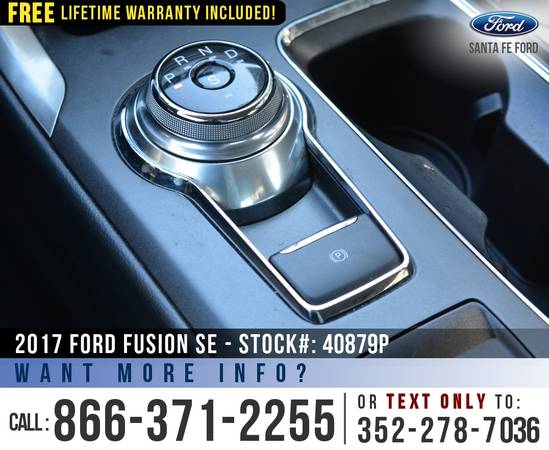 *** 2017 Ford Fusion SE *** Backup Camera - Ecoboost - Bluetooth -... for sale in Alachua, FL – photo 18