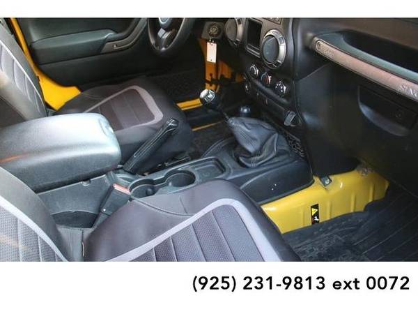 2011 Jeep Wrangler SUV Sport 2D Sport Utility (Yellow) for sale in Brentwood, CA – photo 11