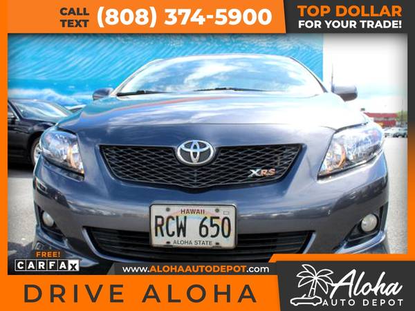 2010 Toyota Corolla XRS Sedan 4D 4 D 4-D for only 138/mo! - cars & for sale in Honolulu, HI – photo 11