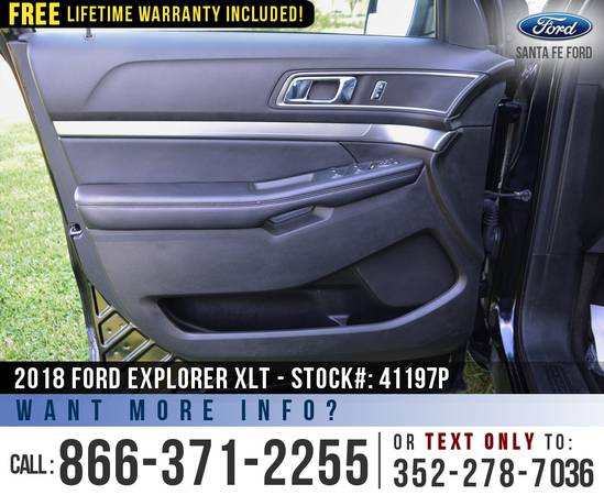 2018 Ford Explorer XLT Leather Seats - Bluetooth for sale in Alachua, FL – photo 10