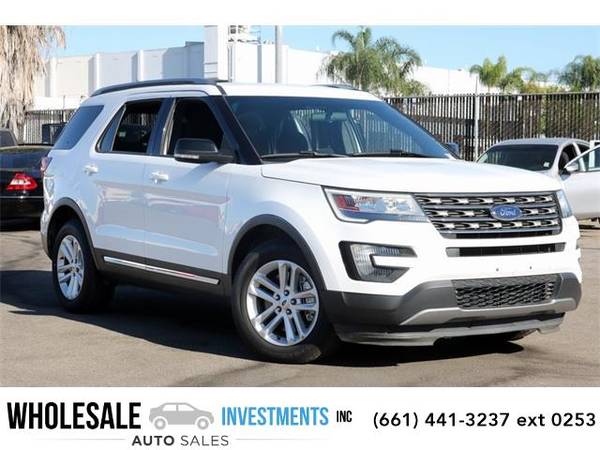 2016 Ford Explorer SUV XLT (Oxford White) for sale in Van Nuys, CA – photo 3
