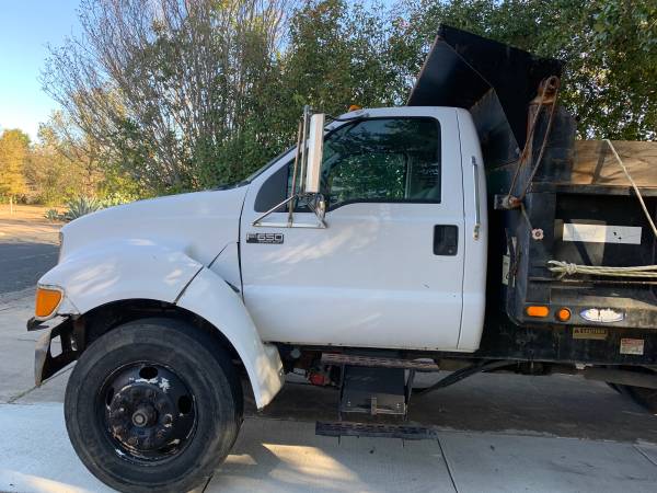 2002 Ford F650 5yd Dump Truck Single Axle CAT 7.2 * Low Miles - cars... for sale in Austin, TX – photo 8