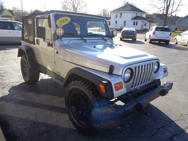 2006 JEEP WRANGLER X 4X4 SOFT TOP 5-SPEED 96K MILES *FINANCING* -... for sale in Rushville, IN – photo 4