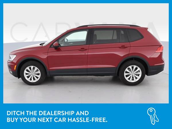 2018 VW Volkswagen Tiguan 2 0T S 4MOTION Sport Utility 4D suv Red for sale in Hobart, IL – photo 4